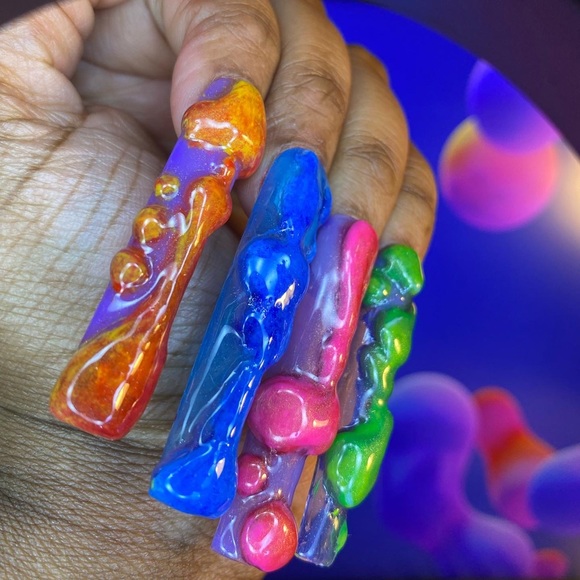 Lava Lamp Me (long square) acrylic - Picture 4 of 9